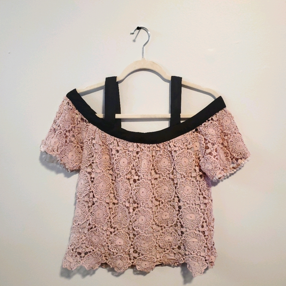 Pink floral top